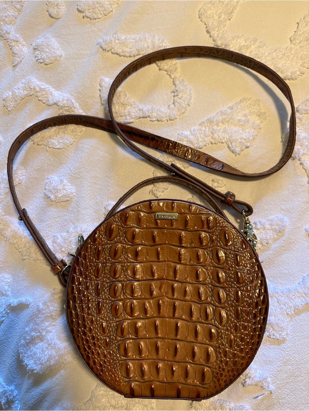 Brahmin Croc Crossbody Bag